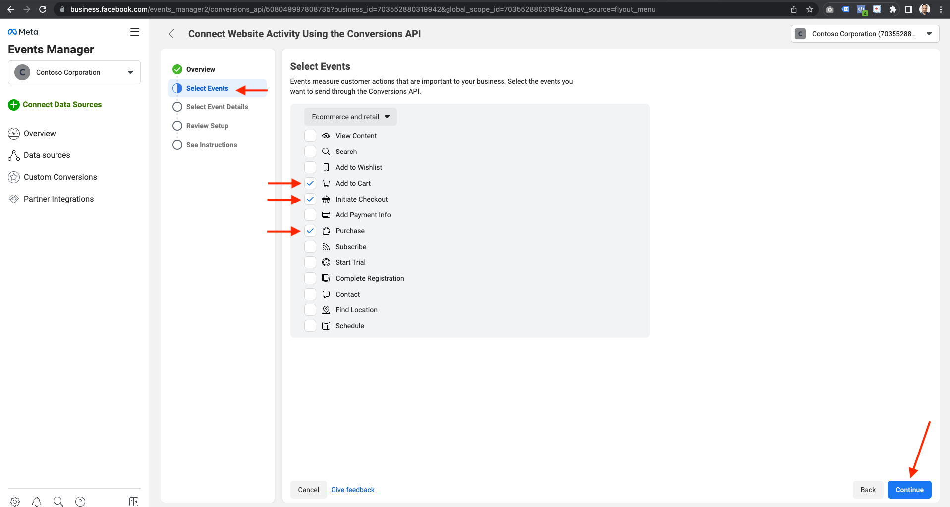 Add Facebook conversion pixel tracking – Cordial Knowledge Base